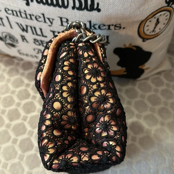 NWT Gorgeous Kurt Geiger London Lace Mini Brixton Bag - Picture 7 of 16